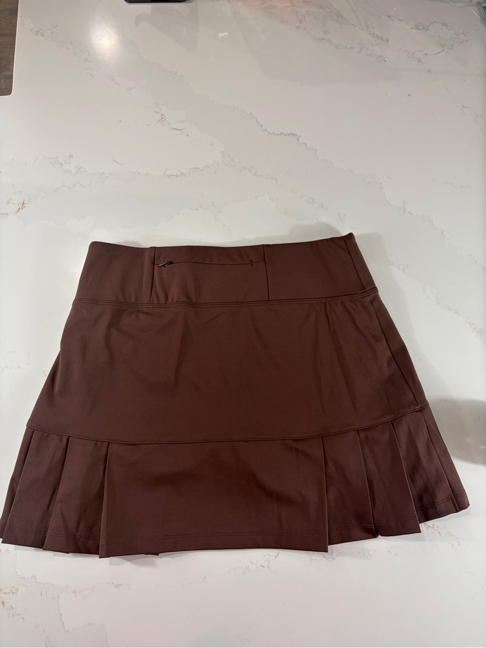 Sigrid Olsen Brown Activewear Pleated Golf Skort - Small